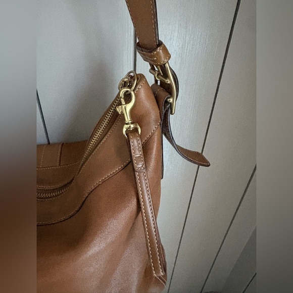 Coach Legacy Cross Body Bag 9325 Tan Brown Leather - Picture 4 of 7
